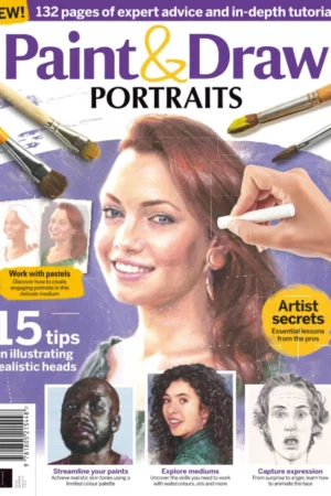 paint draw portraits 132 pages of expert advice in depth tutorials 1