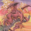 painting dragons in watercolour