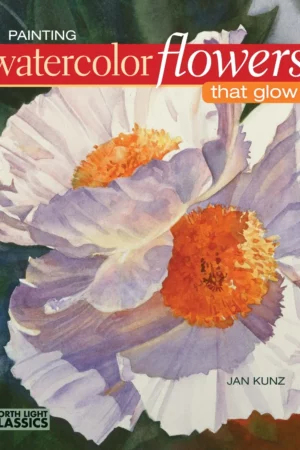 painting watercolor flowers that glow 1