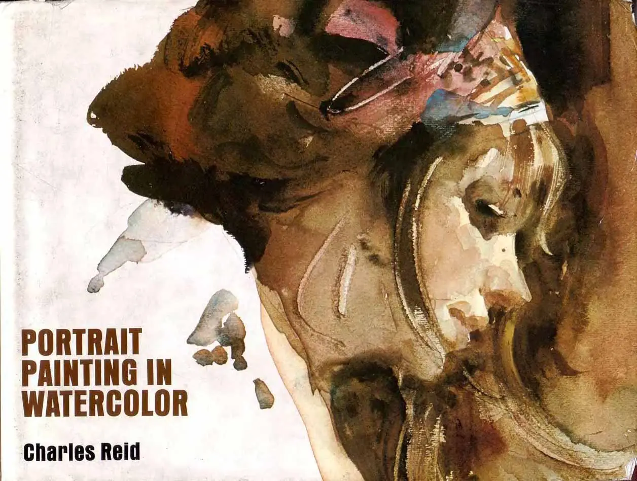 portrait painting in watercolor