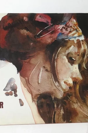 portrait painting in watercolor