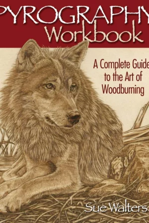 pyrography workbook a complete guide to the art of woodburning fox chapel publishing step by step projects and patterns with texture shading and color techniques for woodburners