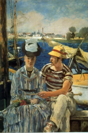 renaissance museum art argenteuil by manet fine art canvas print