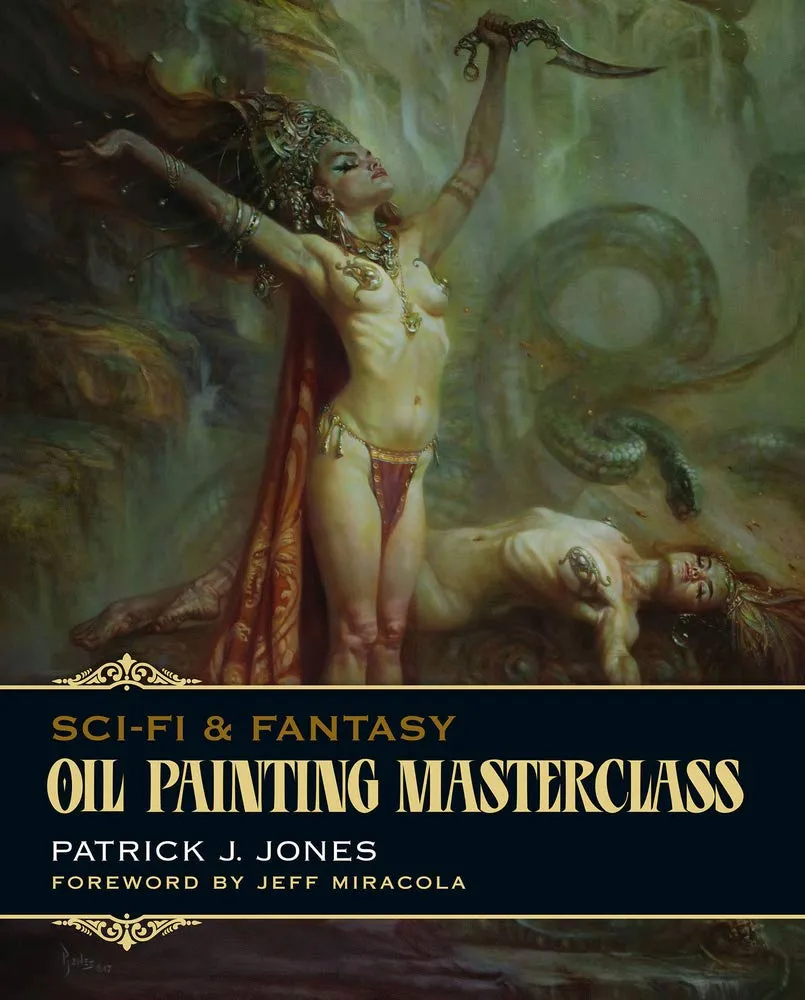sci fi fantasy oil painting masterclass layers blending glazing patrick j jones