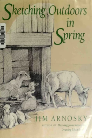 sketching outdoors in spring