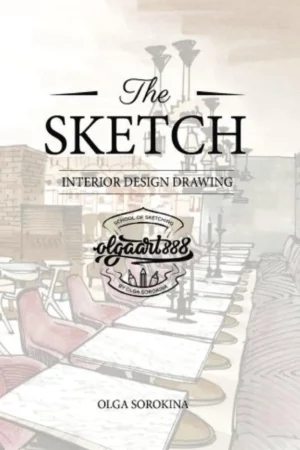the sketch interior design drawing 1