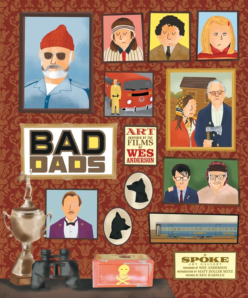 the wes anderson collection bad dads art inspired by the films of wes anderson