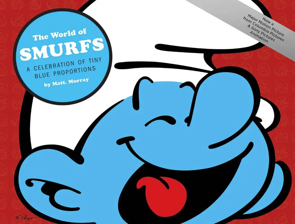 the world of smurfs a celebration of tiny blue proportions by murray matt