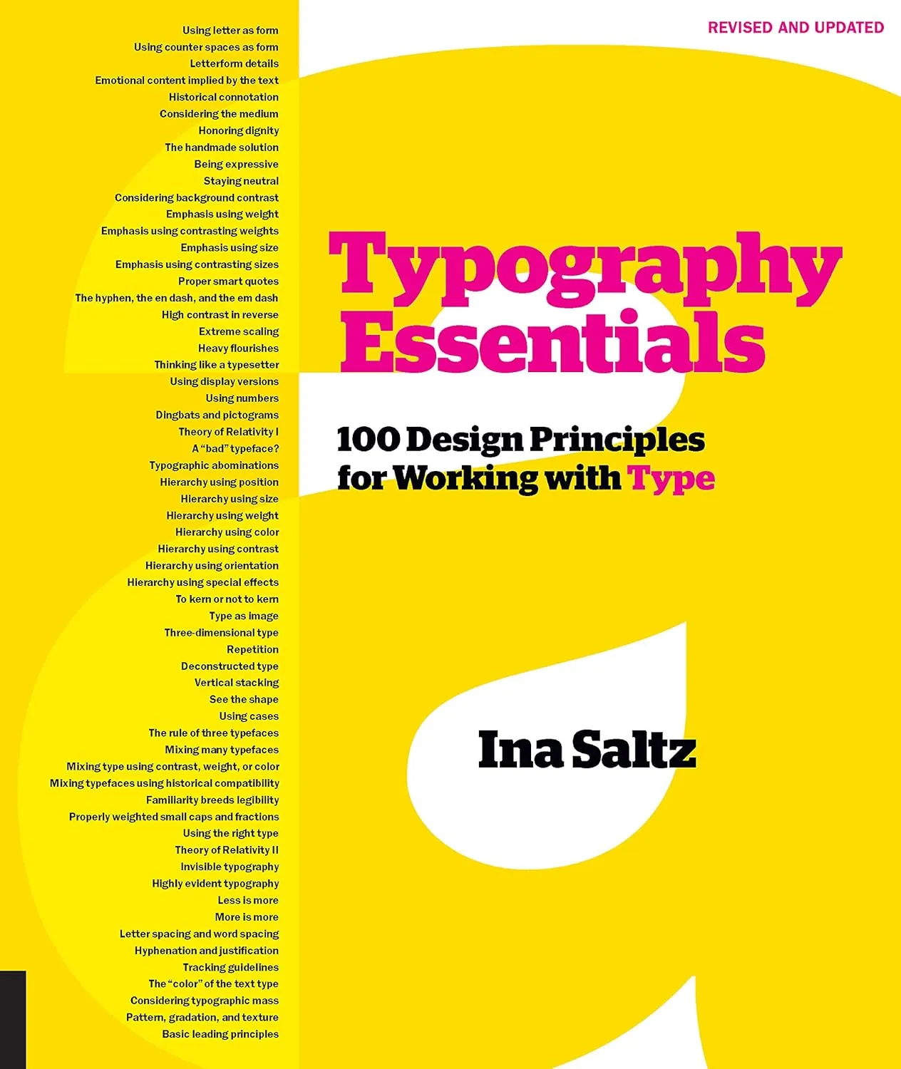typography essentials revised and updated 100 design principles for working with type