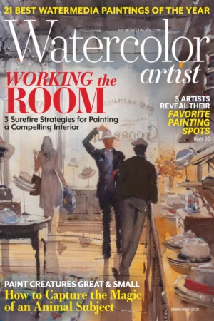 watercolor artist magazine february 2021