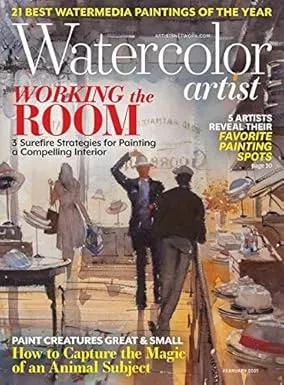watercolor artist magazine february 2021 single issue magazine watercolor artist magazine