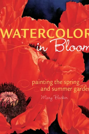 watercolor in bloom painting the spring and summer garden