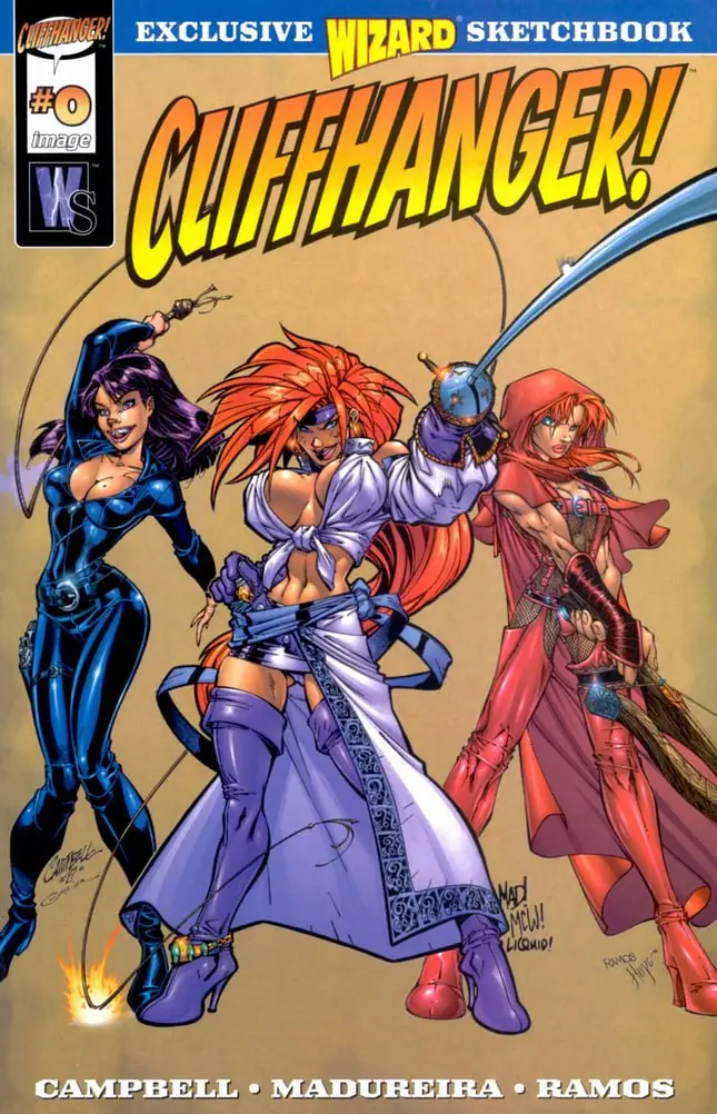 wildstorm cliffhanger sketchbook 0