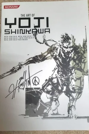yoji shinkawa original art collection yoji shinkawa hideo kojima yumi kikuchi autographed
