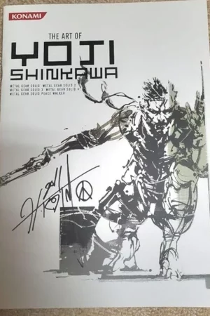 yoji shinkawa original art collection yoji shinkawa hideo kojima yumi kikuchi autographed2