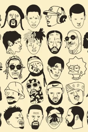 gangster doodles