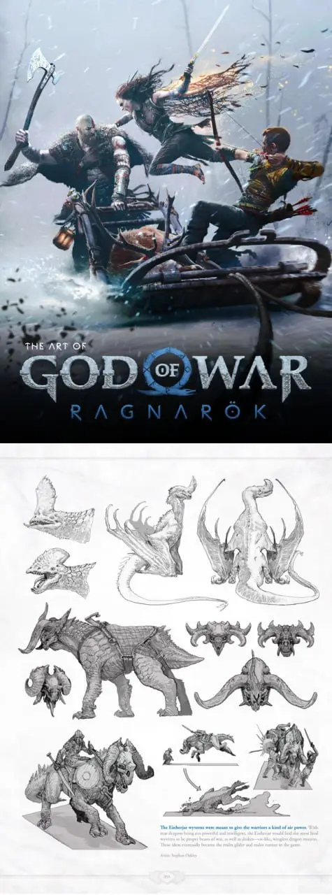 the art of god of war ragnark 2