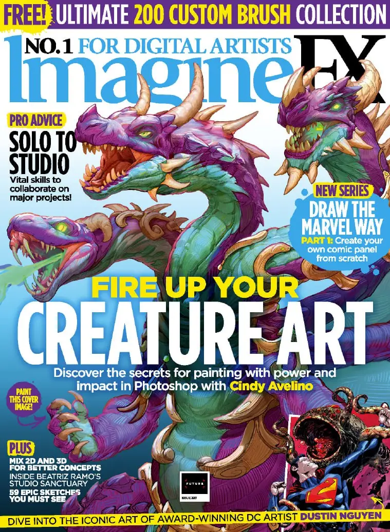 2023 imaginefx fire up your creature art