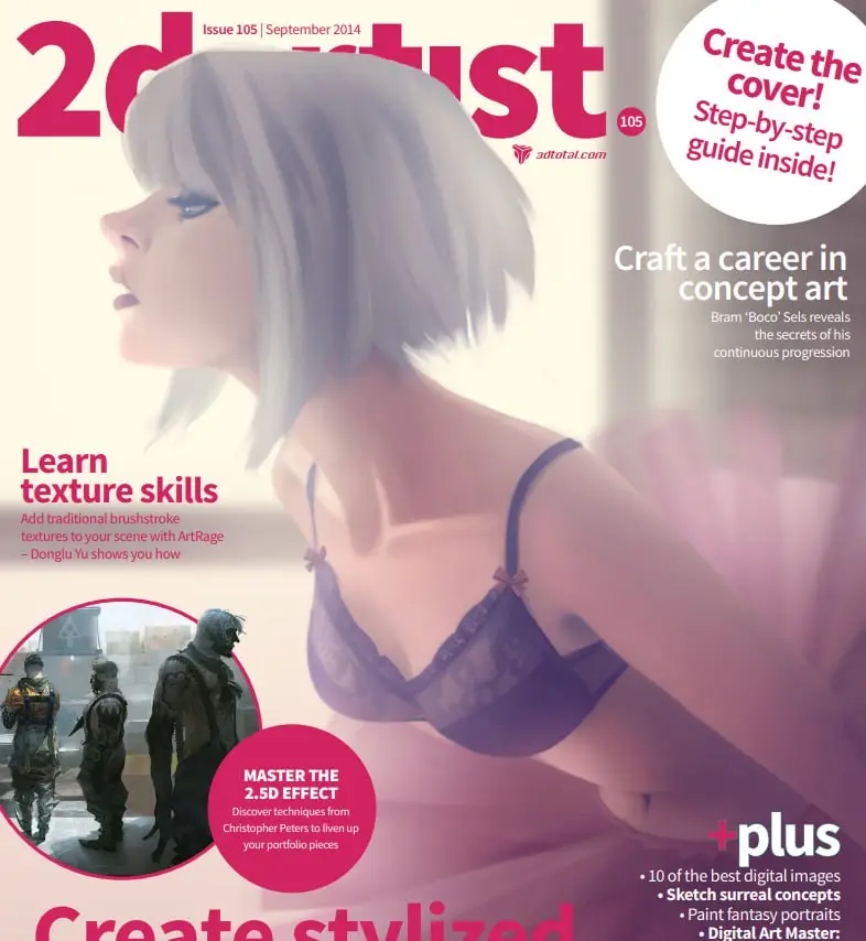 2dartist issue 105 september 2014 download only