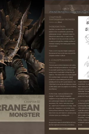 3dtotals zbrush monsters download only4