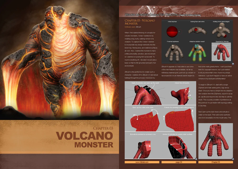 3dtotals zbrush monsters download only5