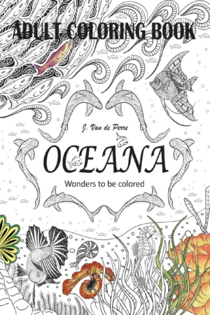 adult coloring book j van de perre oceana wonders to be colored 0