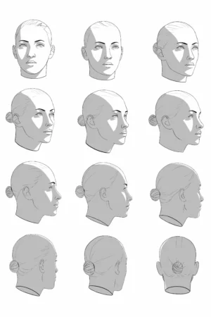an artists reference guide to lighting the face amanda jean colored