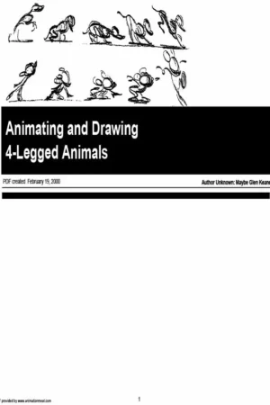 animating and drawing 4 legged animals