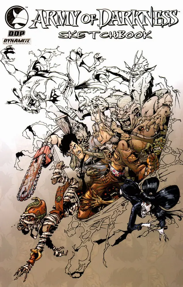 army of darkness sketchbook lot of 2 shop till you d