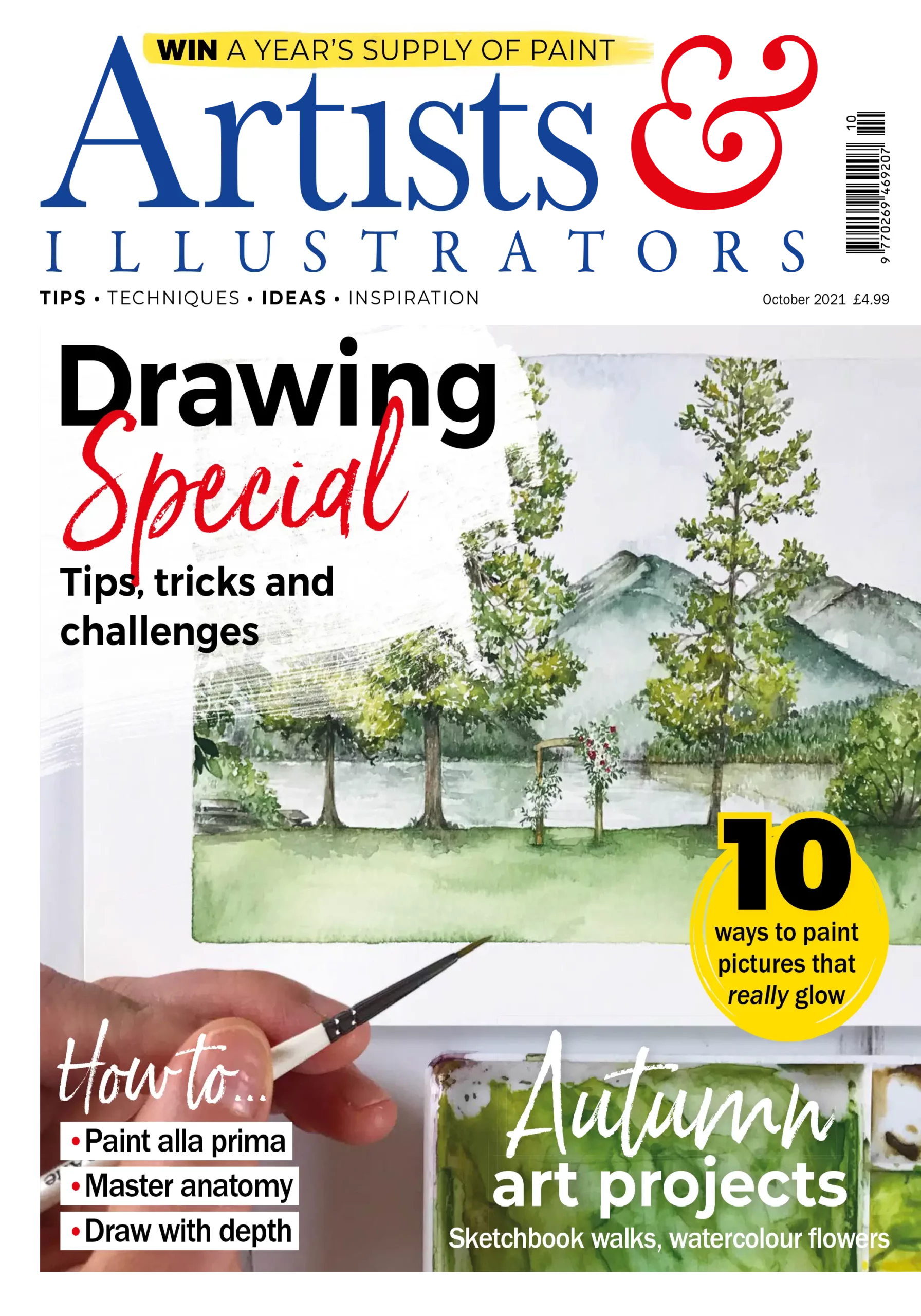 artists illustrators magazine october 2021 back issue