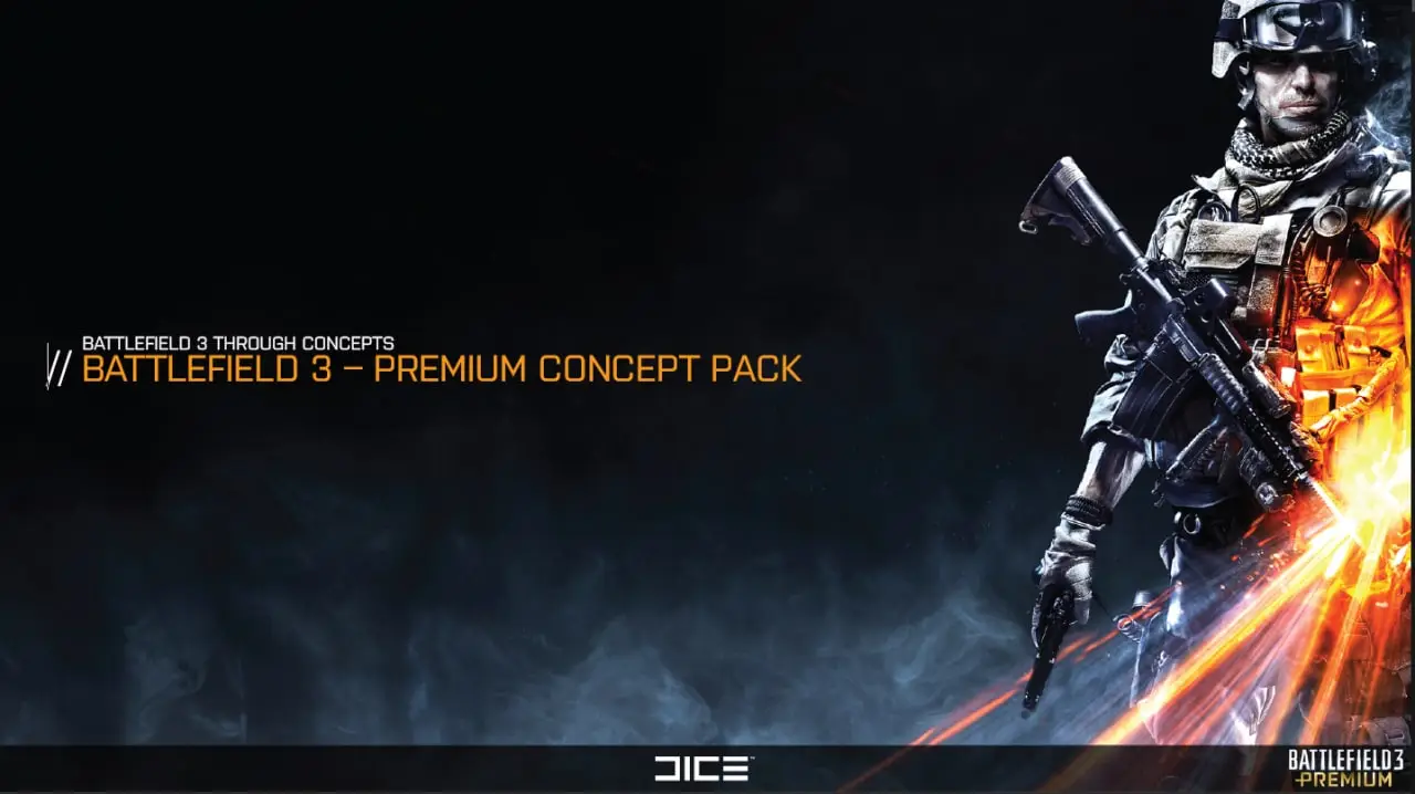 battlefield 3 through concepts battlefield 3 premium concept pac