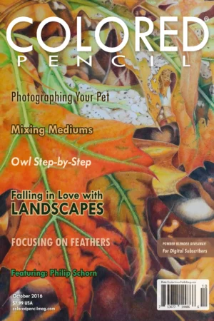 colored pencil photographing your pet mixing mediums