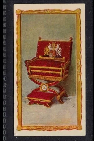 coronation thrones 80 year old english card 484