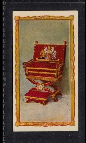 coronation thrones 80 year old english card 484