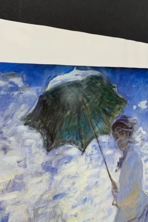claude monet 1988 lithograph poster woman2