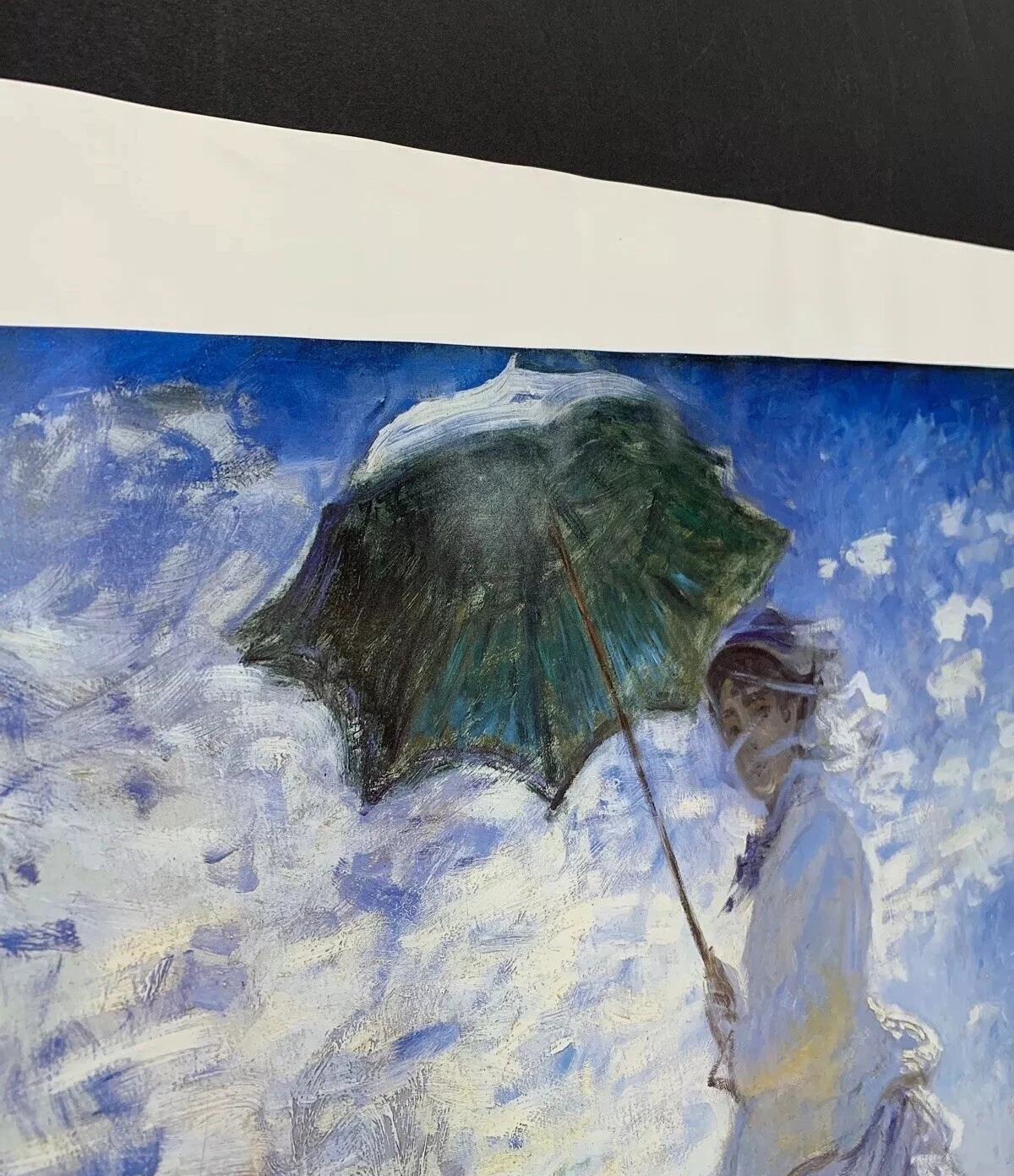 claude monet 1988 lithograph poster woman2