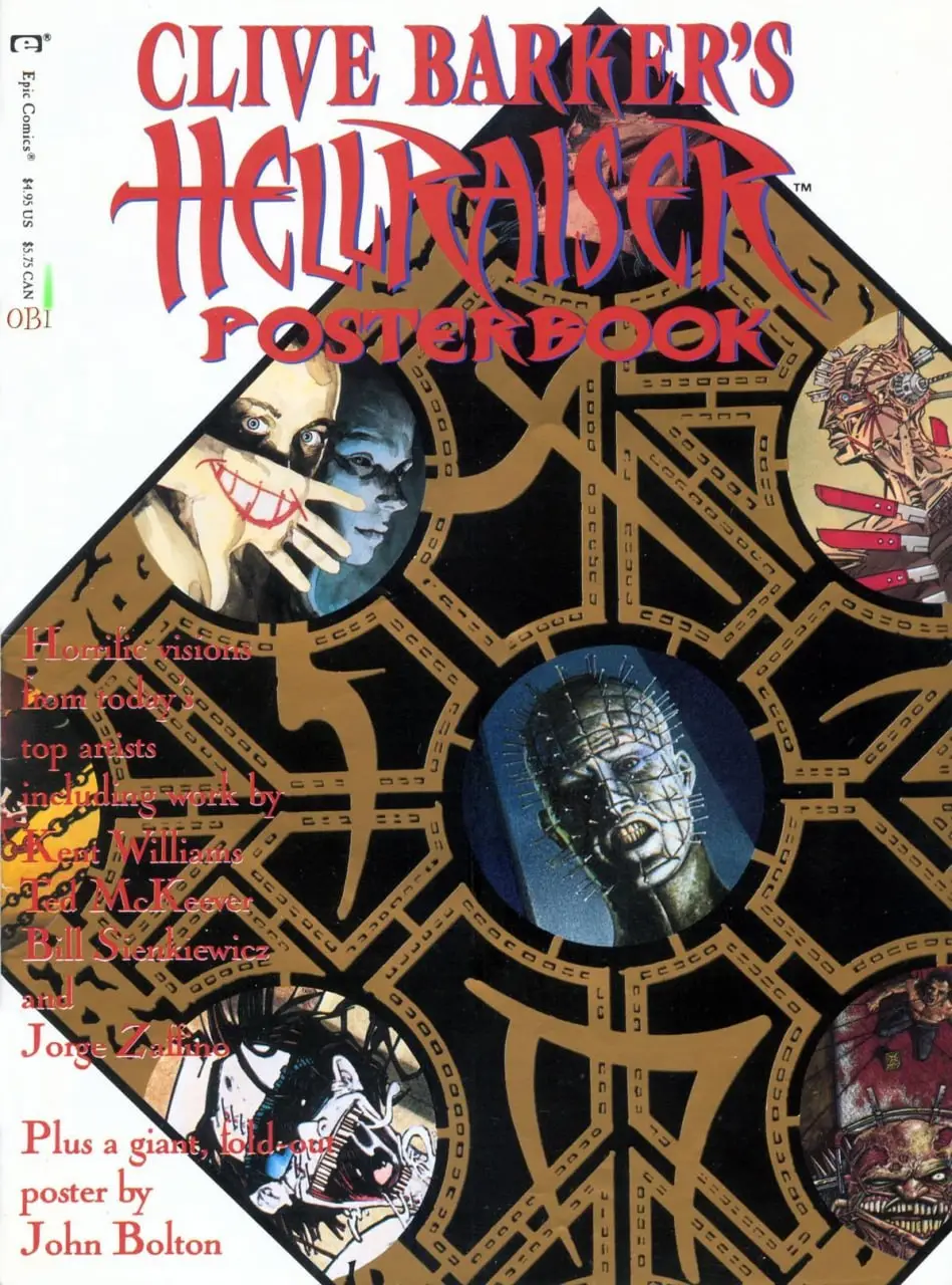 clive barkers hellraiser posterbook1991 with art by mike mignola 1