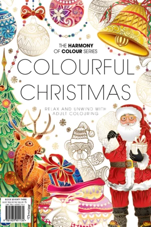 colouring book issue 73 colourful christmas