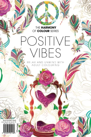 colouring book issue 78 positive vibes
