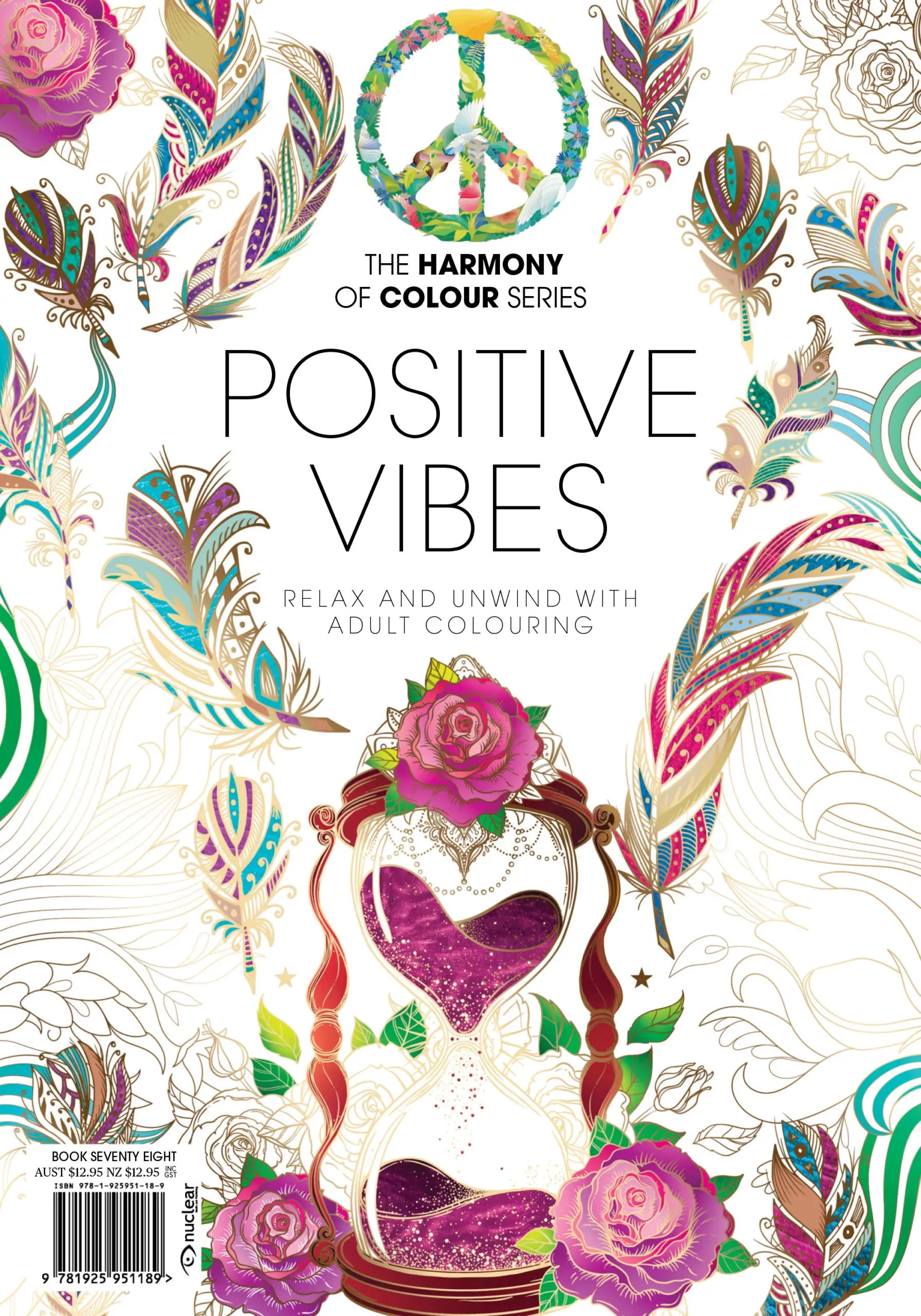 colouring book issue 78 positive vibes