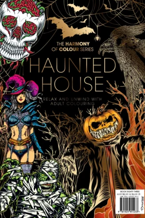 colouring book issue 83 haunted house