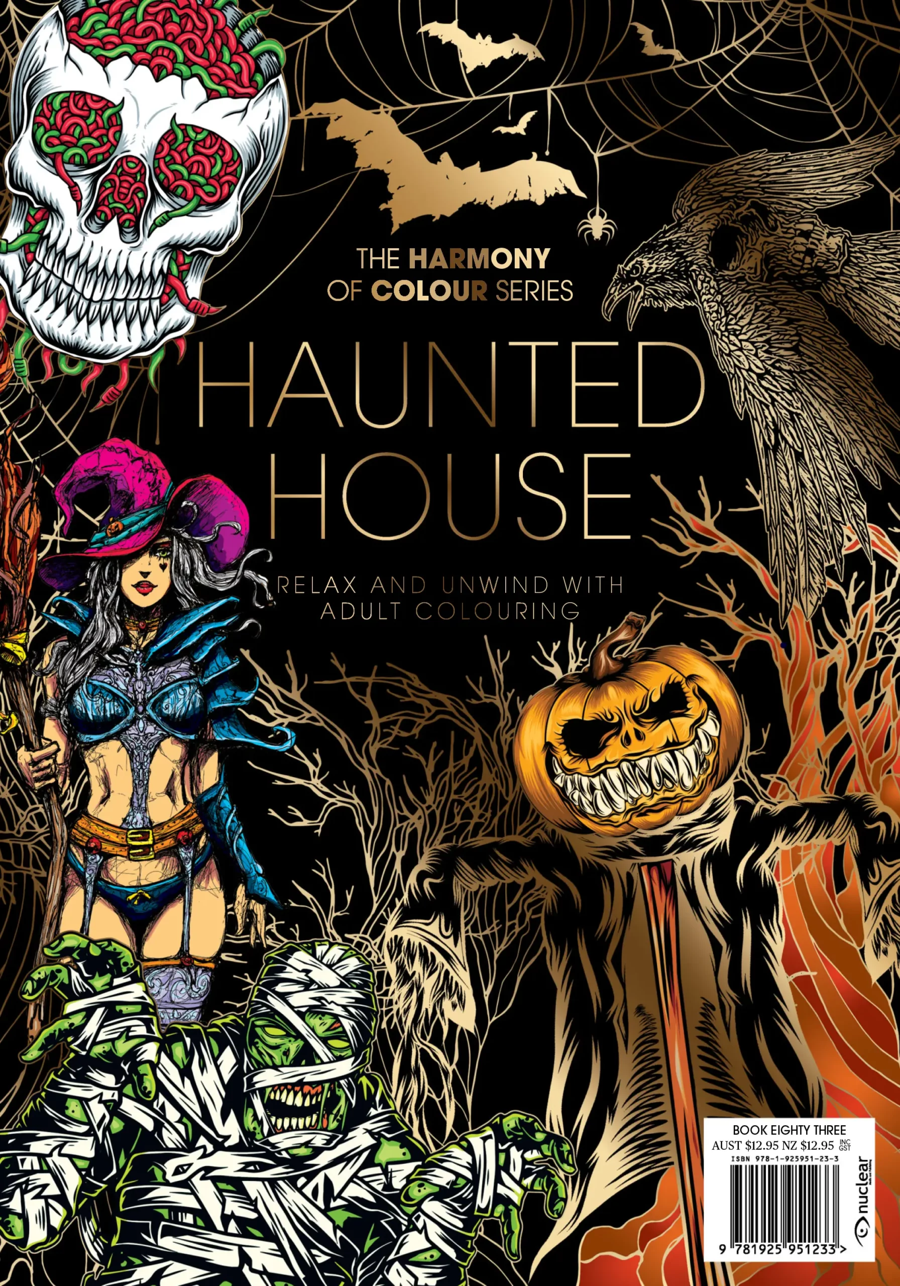 colouring book issue 83 haunted house