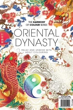 colouring book oriental dynasty magazine digital