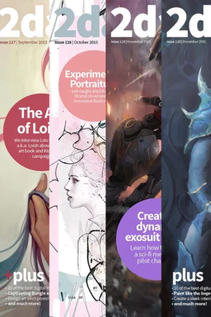 cover image 2dartist back issues 2015 download only 1