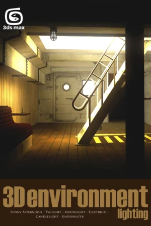cover image 3d environment lighting 3ds max download only