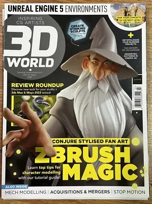 cover image 3d world magazine issue 287 july 2022 zbrush magic