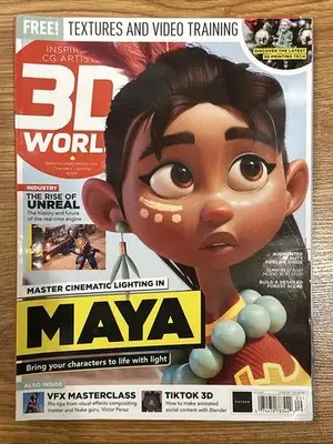 cover image 3d world magazine issue 289 september 2022 maya