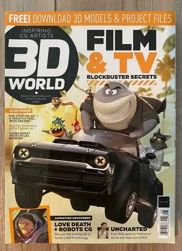 cover image 3d world mag iss 288 film