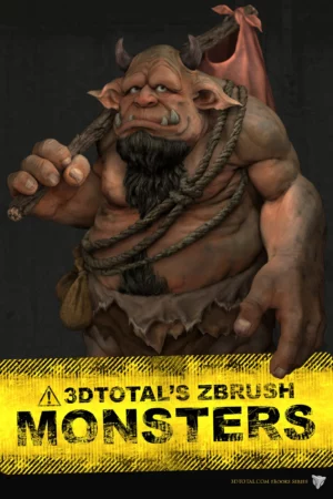 cover image 3dtotals zbrush monsters download only