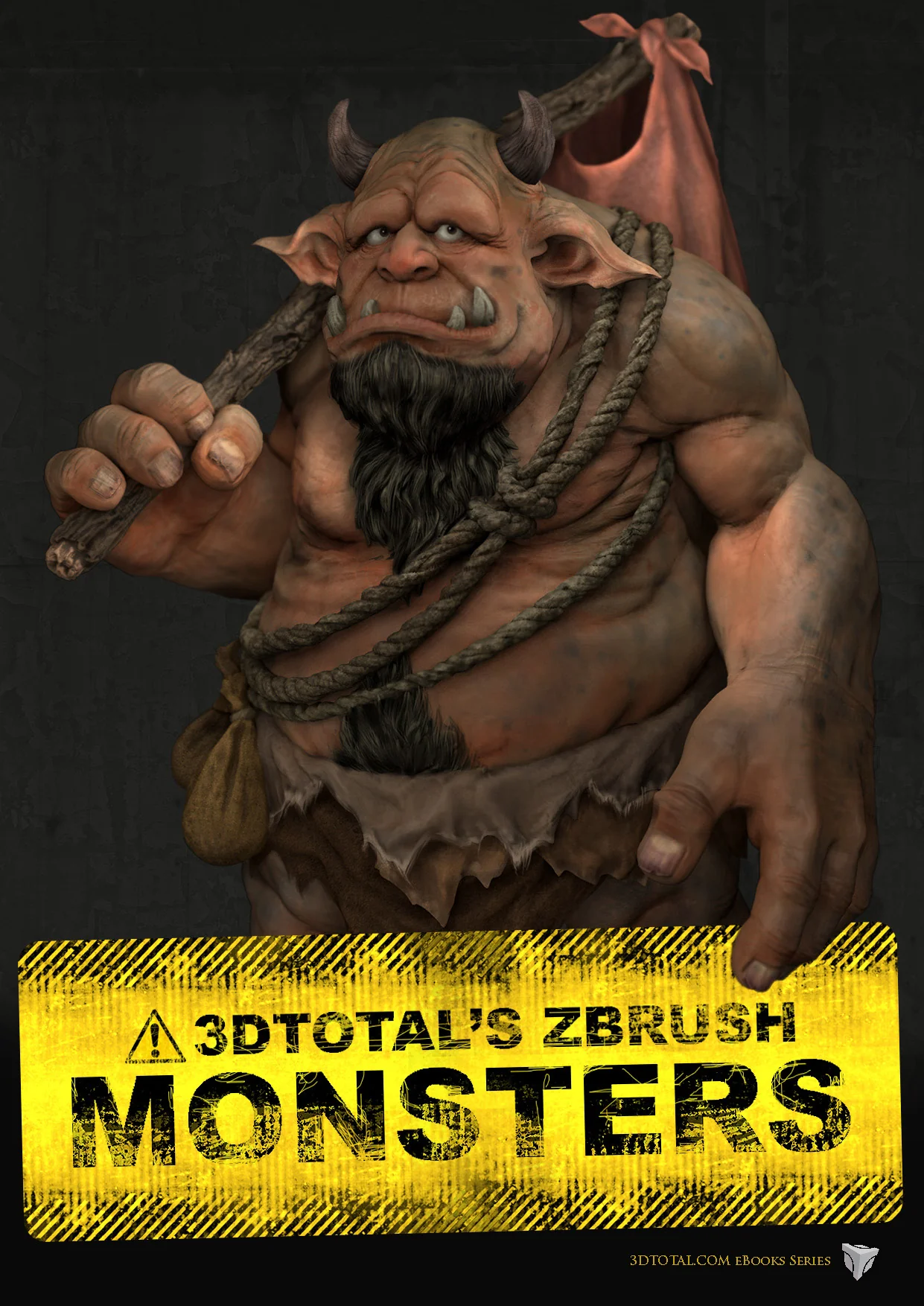 cover image 3dtotals zbrush monsters download only